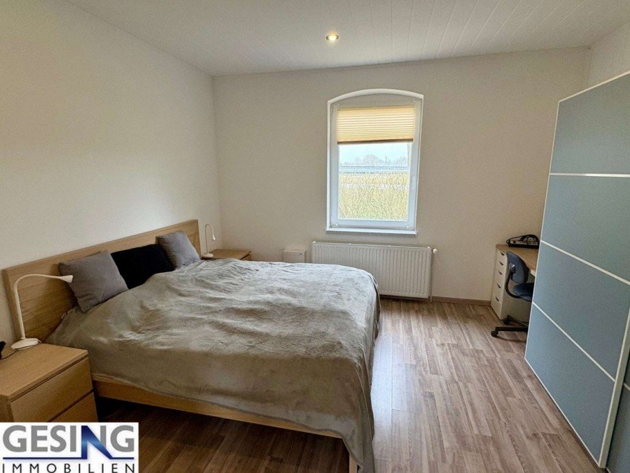 Schlafzimmer im Erdgeschoss Doppelhaush�lfte Zarrentin am Schaalsee