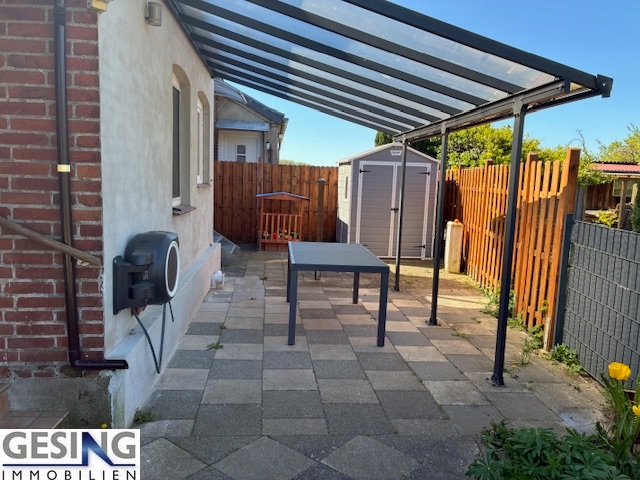 �berdachte Terrasse Doppelhaush�lfte Zarrentin am Schaalsee