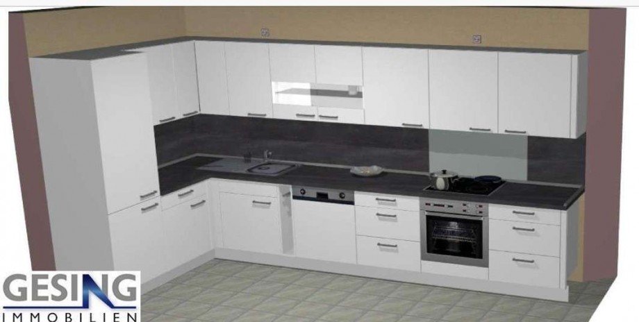 moderne Einbauk�che Reihenmittelhaus Grabow