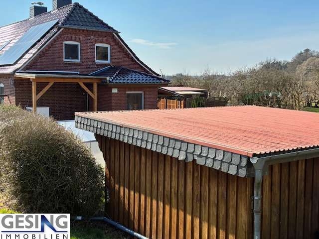 Hausansicht Doppelhaush�lfte Zarrentin am Schaalsee