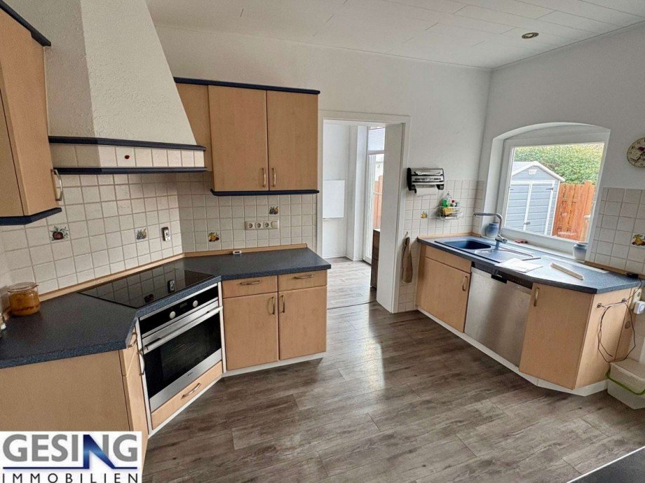 K�che mit Einbauk�che Doppelhaush�lfte Zarrentin am Schaalsee