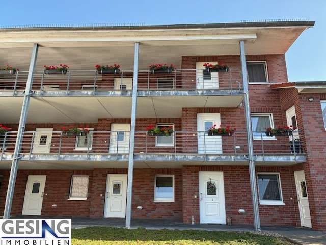 Hausansicht - Eingangsbereich der Wohnungen Etagenwohnung B�chen