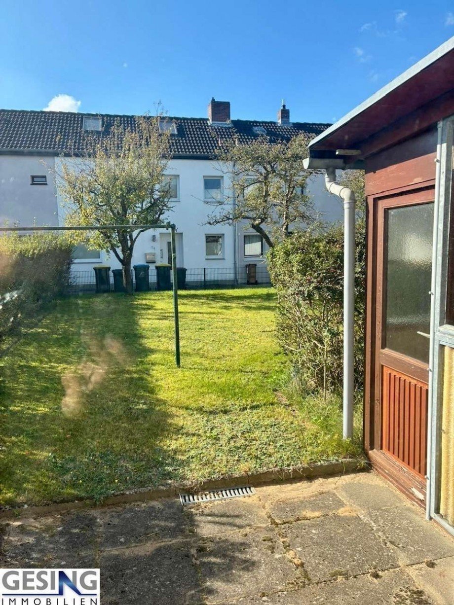 Zugang zum Garten Reihenendhaus M�lln