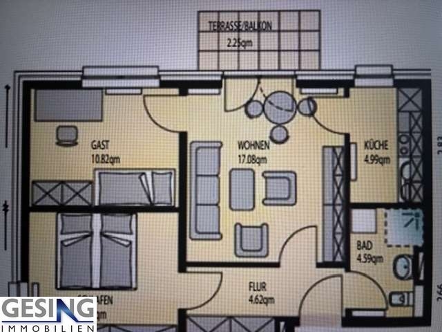 Grundriss Erdgeschosswohnung M�lln